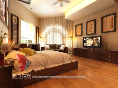 Panoramic Rendering Interior Bedroom